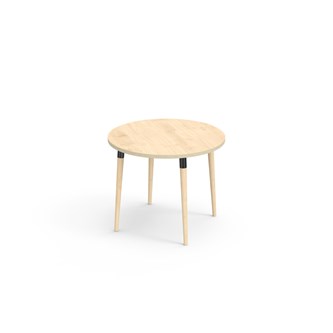 My bord akustiklaminat Ø90 cm sort manchet