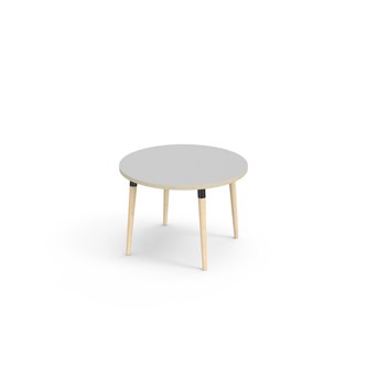 My bord akustiklaminat Ø90 cm sort manchet