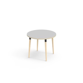My bord akustiklaminat Ø90 cm sort manchet
