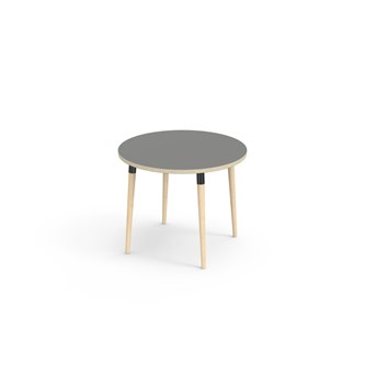My bord akustiklaminat Ø90 cm sort manchet