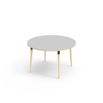 My bord akustiklaminat Ø120 cm sort manchet