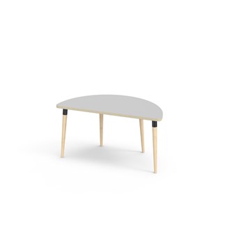 My FSC bord laminat halvrundt 120-60 cm sort manchet
