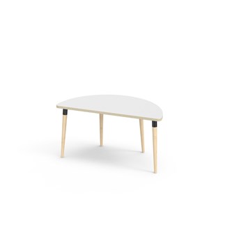 My FSC bord laminat halvrundt 120-60 cm sort manchet
