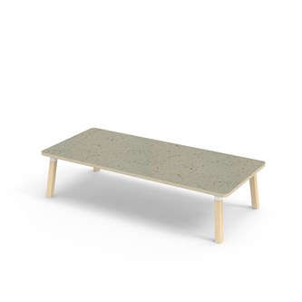 Helmi bord linoleum 180x80 cm hvid manchet