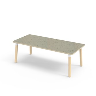 Helmi bord linoleum 180x80 cm hvid manchet