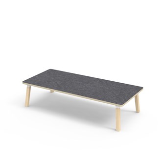 Helmi bord linoleum 180x80 cm hvid manchet
