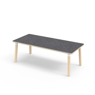 Helmi bord linoleum 180x80 cm hvid manchet