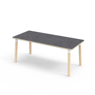 Helmi bord linoleum 180x80 cm hvid manchet