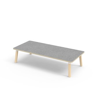 Helmi bord linoleum 180x80 cm hvid manchet