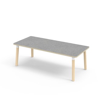 Helmi bord linoleum 180x80 cm hvid manchet