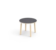 Helmi bord linoleum Ø90 cm hvid manchet