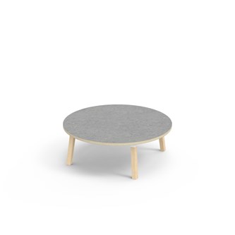Helmi bord linoleum Ø120 cm hvid manchet