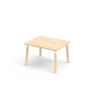 Helmi bord laminat 100x80 cm hvid manchet