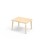 Helmi bord laminat 100x80 cm hvid manchet