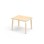 Helmi bord laminat 100x80 cm hvid manchet