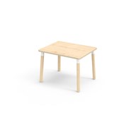 Helmi bord laminat 100x80 cm hvid manchet