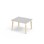 Helmi bord laminat 100x80 cm hvid manchet