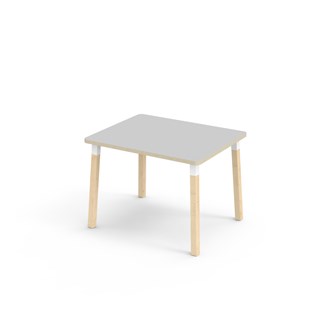 Helmi bord laminat 100x80 cm hvid manchet