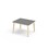 Helmi bord laminat 100x80 cm hvid manchet