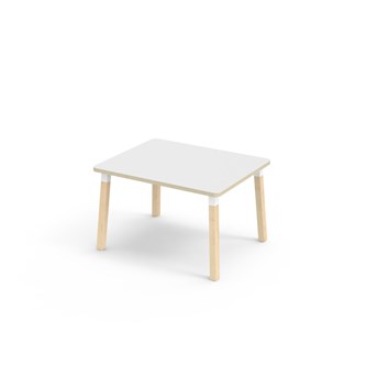 Helmi bord laminat 100x80 cm hvid manchet