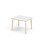 Helmi bord laminat 100x80 cm hvid manchet