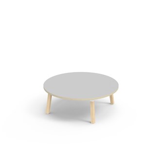 Helmi bord akustiklaminat Ø120 cm hvid manchet