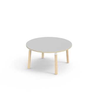 Helmi bord akustiklaminat Ø120 cm hvid manchet
