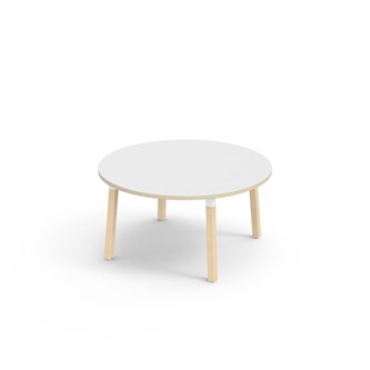 Helmi bord akustiklaminat Ø120 cm hvid manchet
