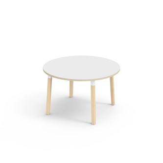 Helmi bord akustiklaminat Ø120 cm hvid manchet