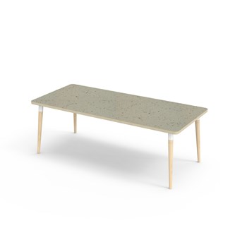 My bord linoleum 180x80 cm hvid manchet