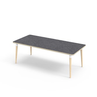My bord linoleum 180x80 cm hvid manchet