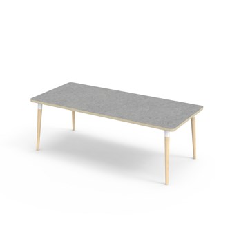 My bord linoleum 180x80 cm hvid manchet