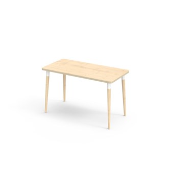 My bord akustiklaminat 120x60 cm hvid manchet