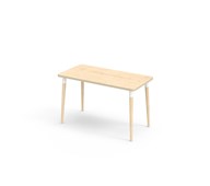 My bord akustiklaminat 120x60 cm hvid manchet