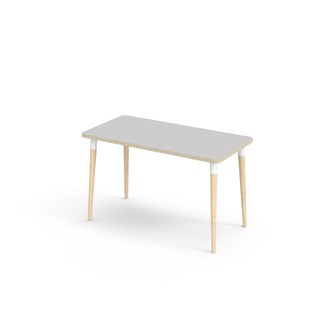 My bord akustiklaminat 120x60 cm hvid manchet