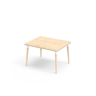 My FSC bord laminat  100x80 cm hvid manchet