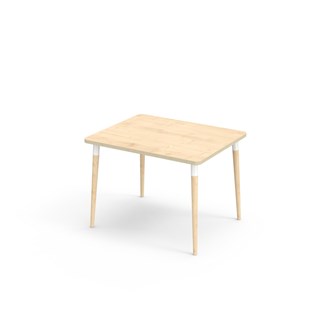 My FSC bord laminat  100x80 cm hvid manchet