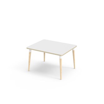 My FSC bord laminat  100x80 cm hvid manchet