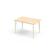 My bord akustiklaminat 120x80 cm hvid manchet