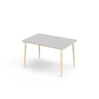 My bord akustiklaminat 120x80 cm hvid manchet