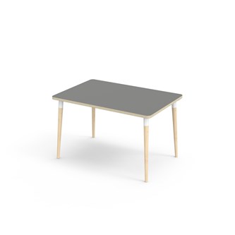 My bord akustiklaminat 120x80 cm hvid manchet