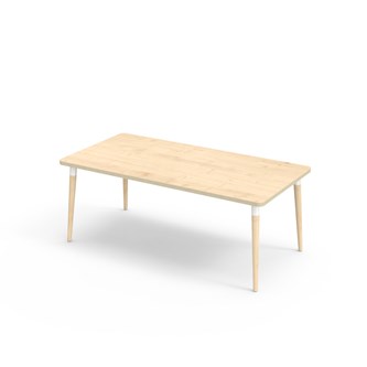 My bord laminat  160x80 cm hvid manchet