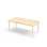 My bord laminat  160x80 cm hvid manchet
