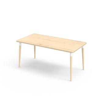 My bord laminat  160x80 cm hvid manchet