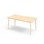 My bord laminat  160x80 cm hvid manchet