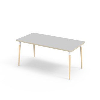 My bord laminat  160x80 cm hvid manchet