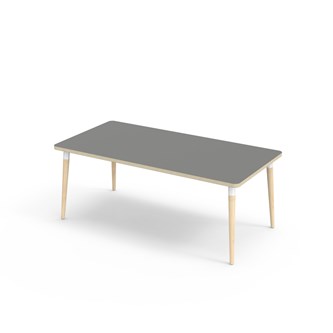 My bord laminat  160x80 cm hvid manchet