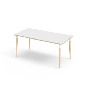 My bord laminat  160x80 cm hvid manchet