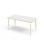 My bord laminat  160x80 cm hvid manchet