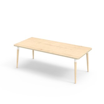 My bord laminat  180x80 cm hvid manchet